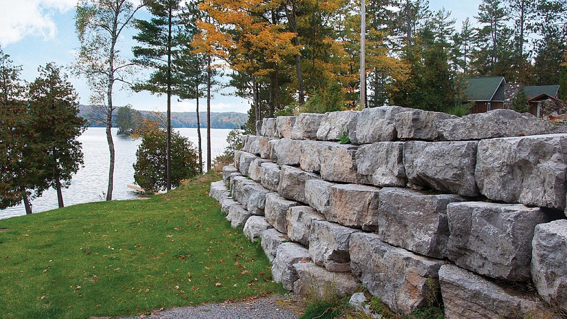 Boulder Retaining Walls in Box Elder, Davis, Morgan, and Weber County